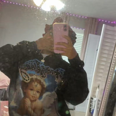 Unisex Angel Hoodie customer photo