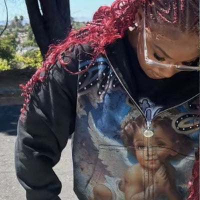 Unisex Angel Hoodie customer photo